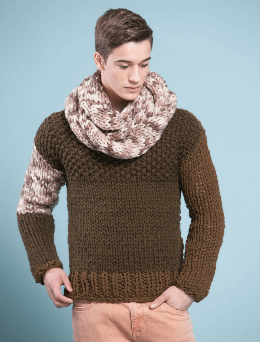 102 | Millenium sweater + scarf