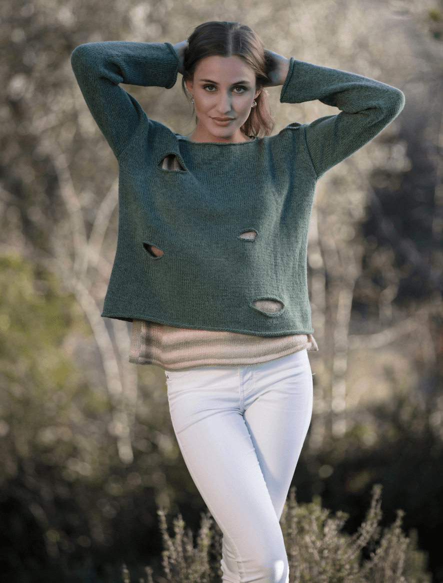 199 | Belmonte sweater + Tea Cup top